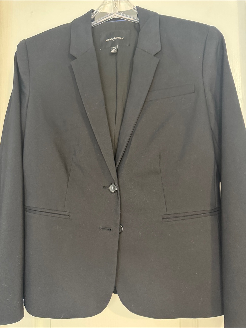 Banana Republic Navy Single-Button Tailored Blazer 0103